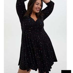 Torrid super soft star dress size 2